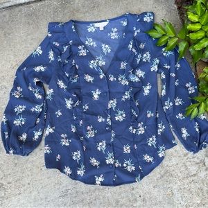 Women’s Lauren Conrad Ruffle Blouse